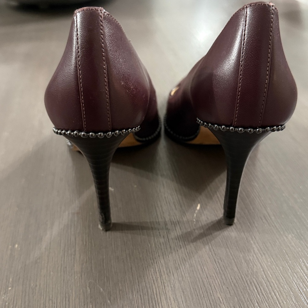 Coach Waverly Beadchain Pointed-Toe Pumps - Picture 4 of 8